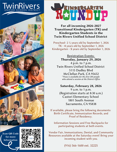 Kindergarten Roundup Flyer for Events in 2026
