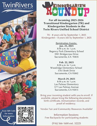 Kindergarten Roundup Flyer 2025