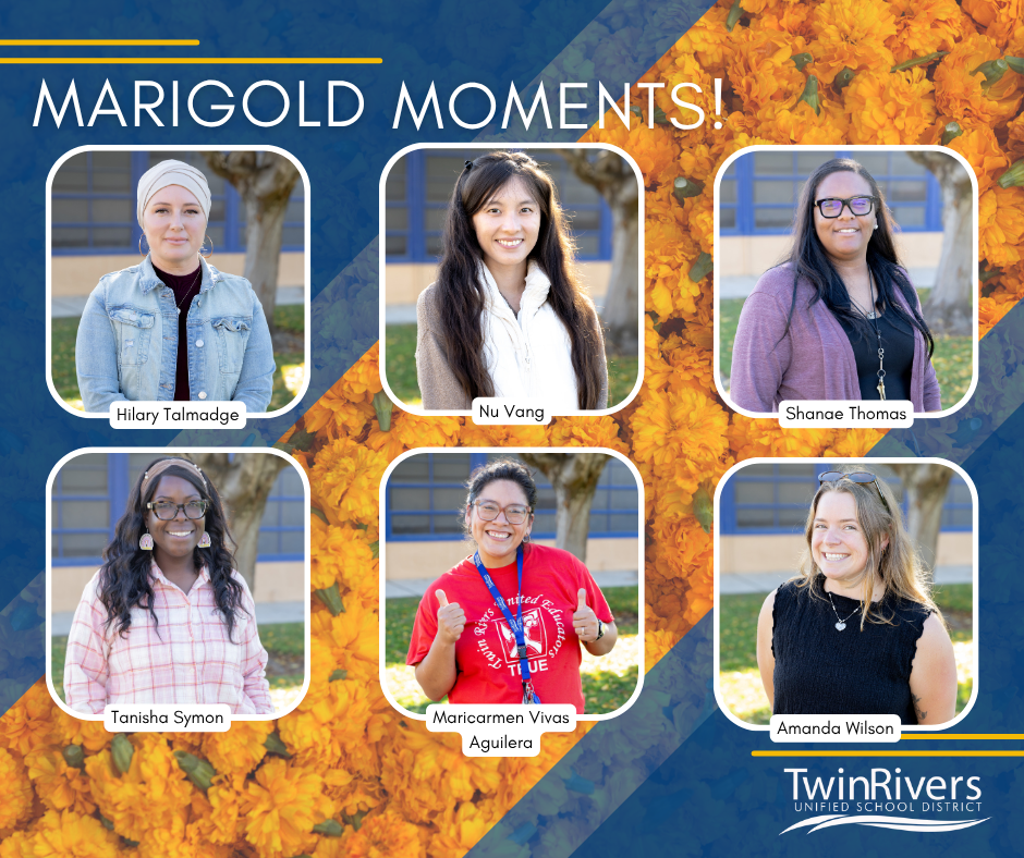 marigold moments twin rivers unified school district teachers smiling and posing for headshot