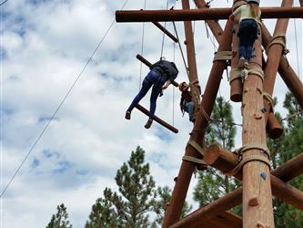 Climbing the tower