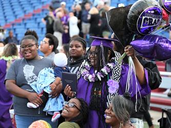 high school graduate and families