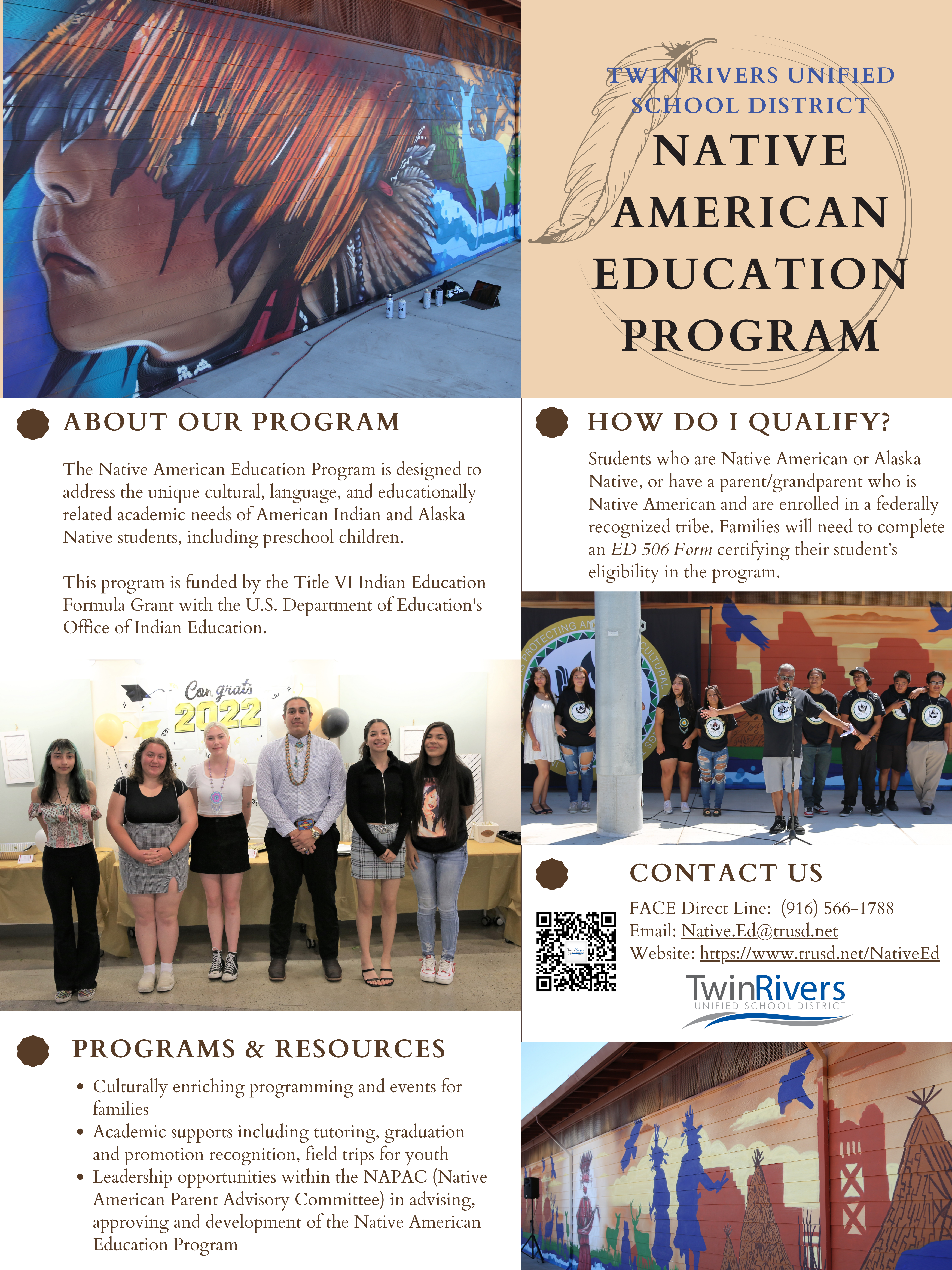 NATIVE AMERICAN EDUCATION PROGRAM FLYER