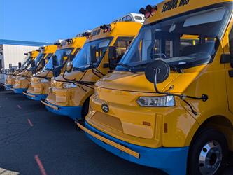 Five BYD - RIDE Electric Type A School Buses