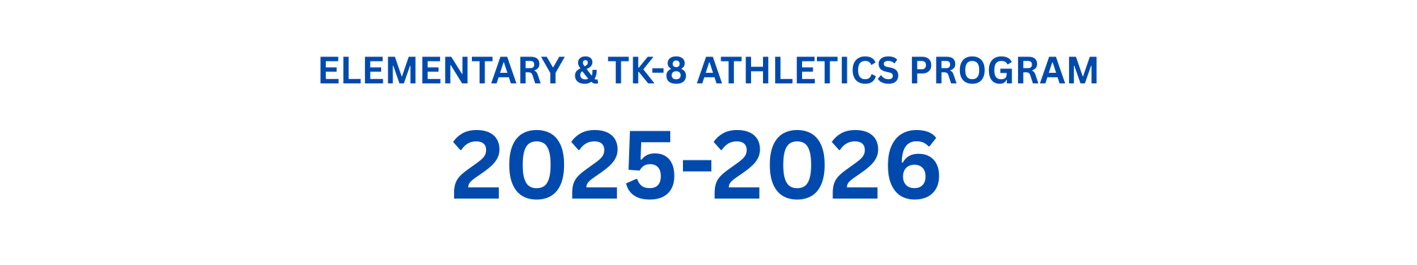2025-2026 SPORTS CALENDAR: