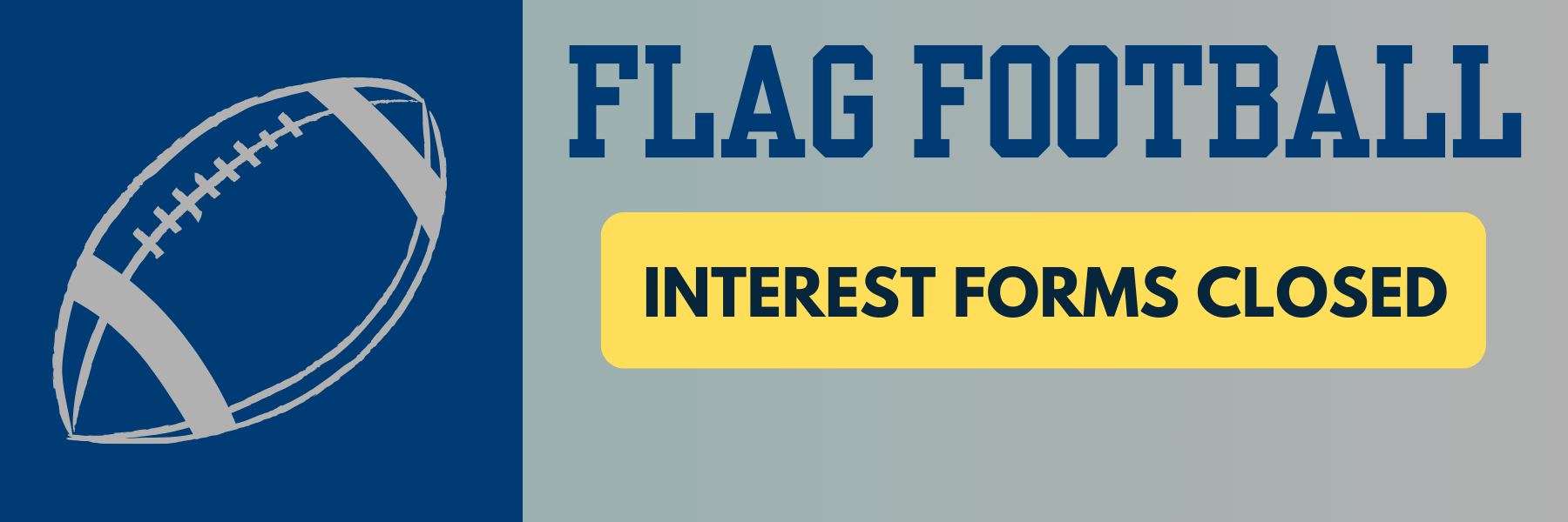 Flag Football Banner
