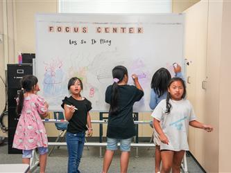 HYPU students participating in an activity