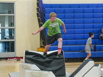 Ninja Warrior Camp student