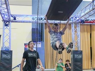 Ninja Warrior Camp student