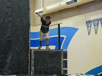 Ninja Warrior Camp student