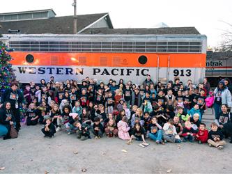 Westside after school program students group photo