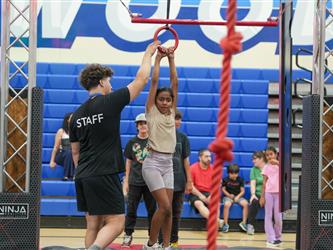 Ninja Warrior Camp student