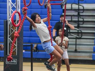 Ninja Warrior Camp student