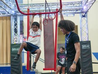 Ninja Warrior Camp student