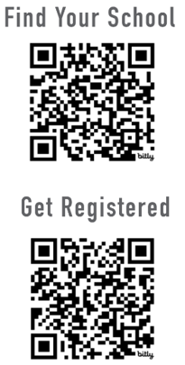 find your school and get registered qr codes