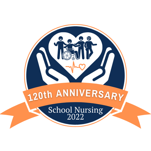 Logo celebrating the 120th Anniversary of School Nursing