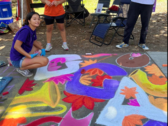 Side chalk Art 