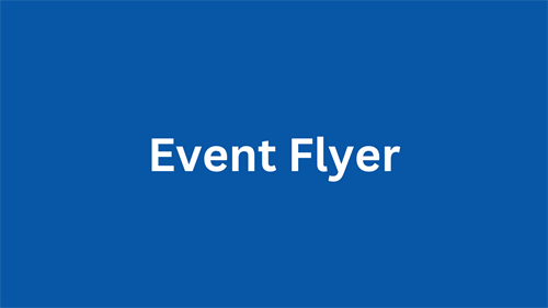 event flyer