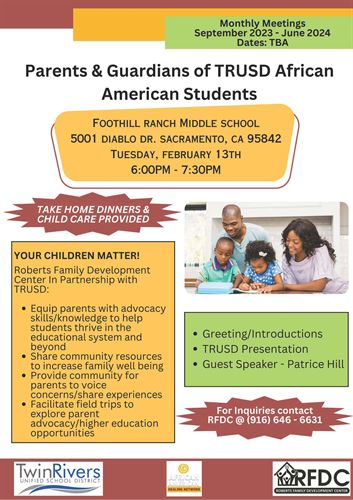 parents&guardians of TRUSD African American Students
