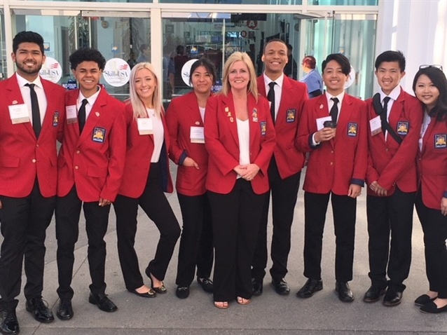 TRUSD students at the state competiton.